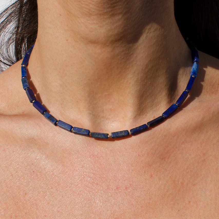 COLLIER AVI - LAPIS LAZULI