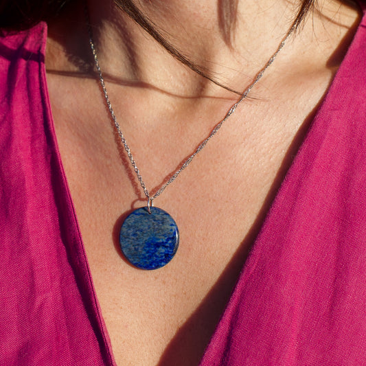 COLLIER VAÏ - LAPIS LAZULI