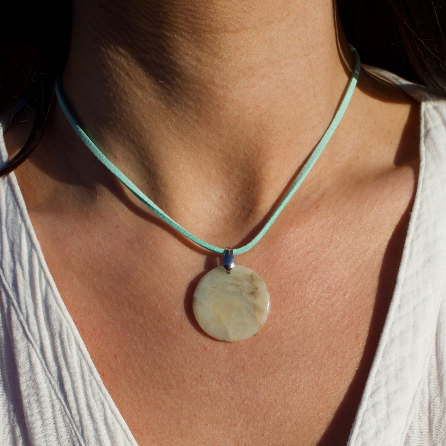 COLLIER MIA - AMAZONITE