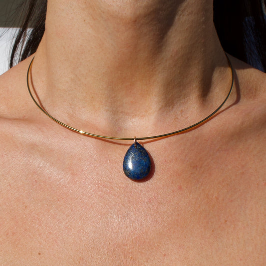 COLLIER LEV - LAPIS LAZULI