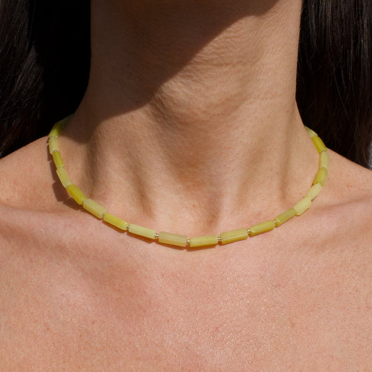 COLLIER AVI - QUARTZ CITRON