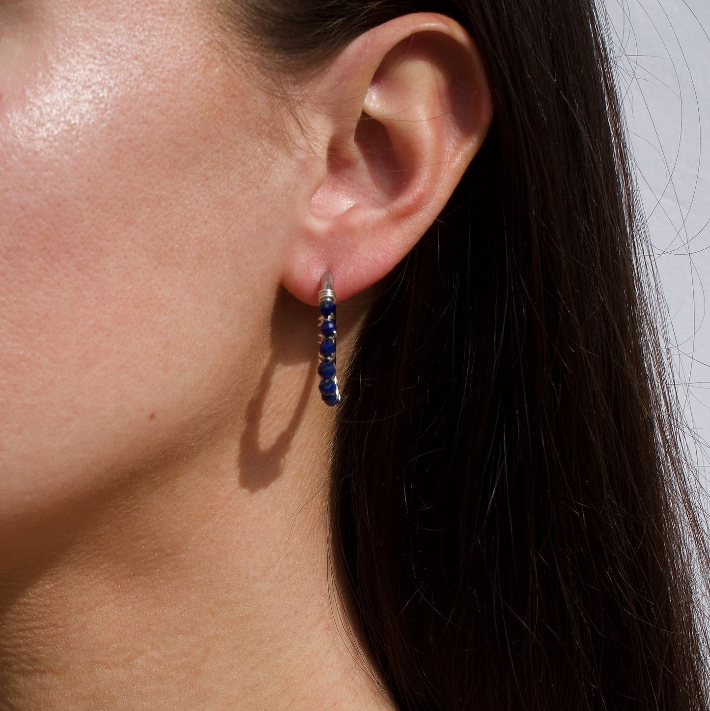 BOUCLES D'OREILLES LIV - LAPIS LAZULI