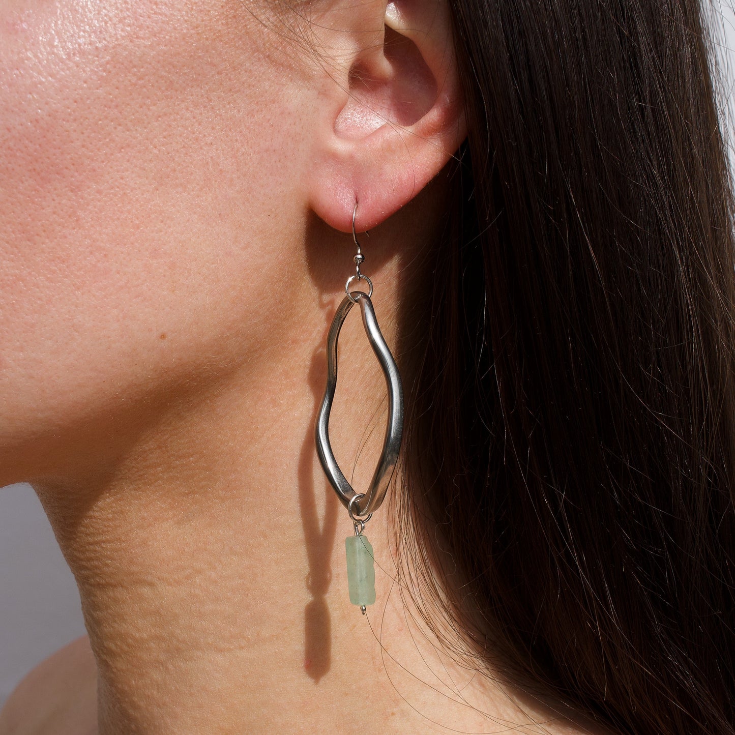 BOUCLES D'OREILLES ATHENA - AVENTURINE