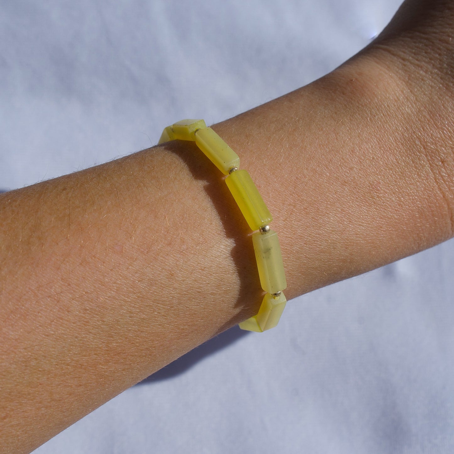 BRACELET AVI - QUARTZ CITRON