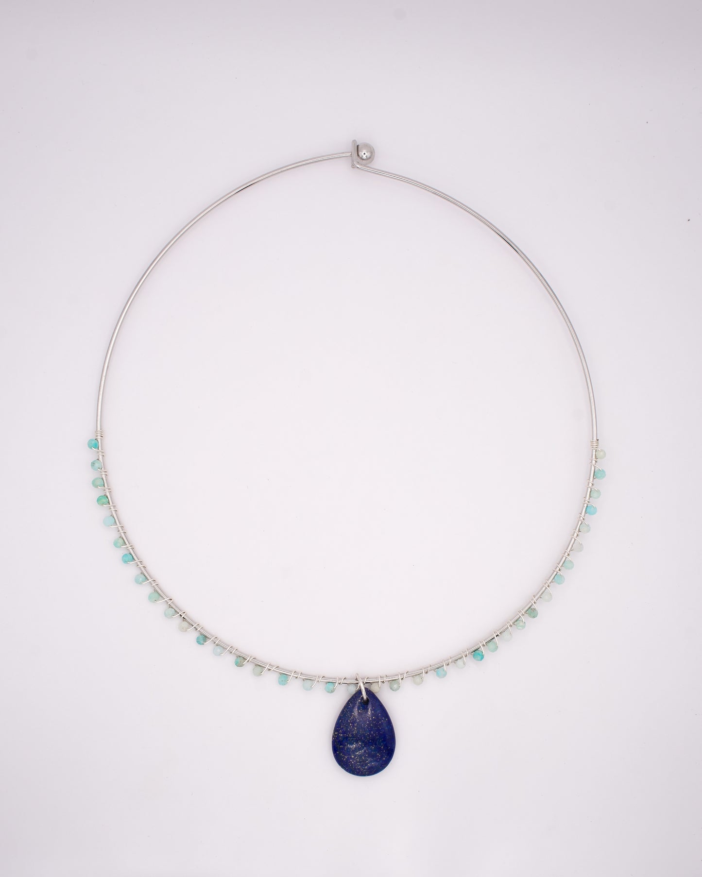 COLLIER LIV - LAPIS LAZULI & AMAZONITE