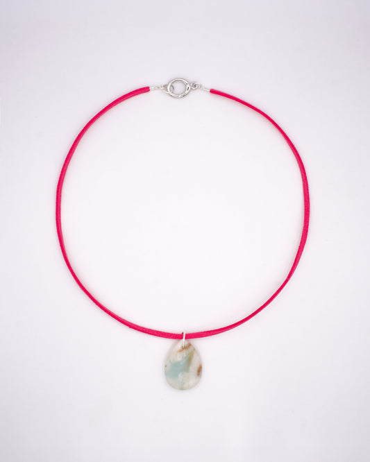 COLLIER PIA - FIL FUSCHIA