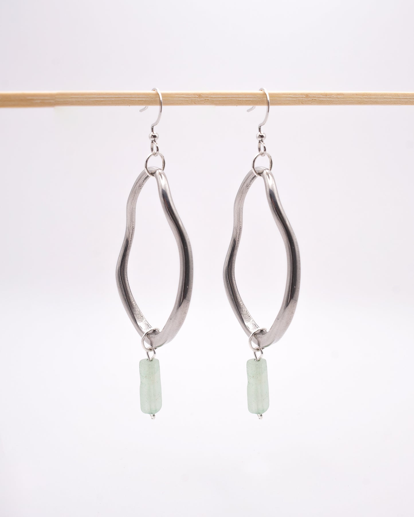 BOUCLES D'OREILLES ATHENA - AVENTURINE