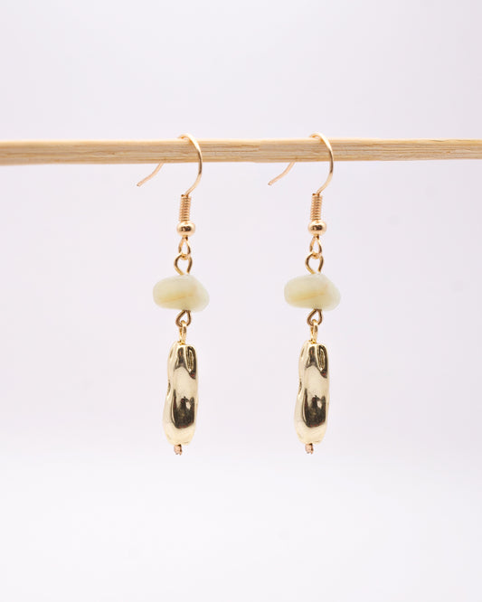 BOUCLES D'OREILLES RIVA - AMAZONITE