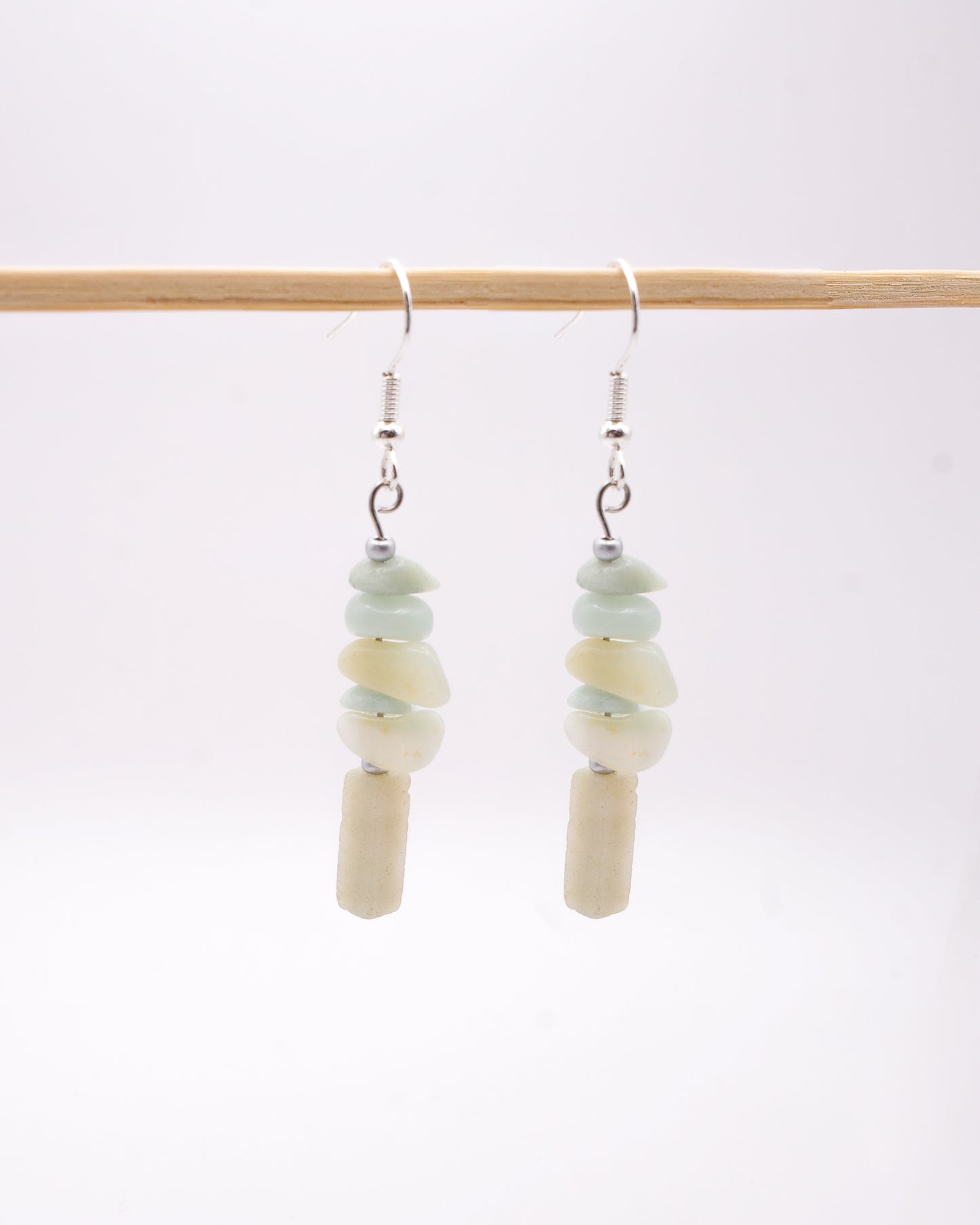 BOUCLES D'OREILLES ORA - AMAZONITE