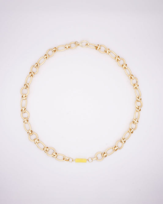 Collier Lys Quartz citron