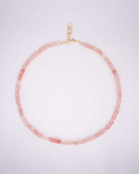 COLLIER AVI - QUARTZ ROSE